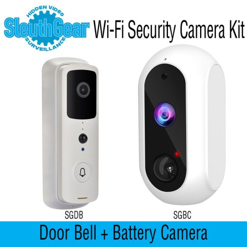 SG Battery Doorbell Camera and Battery Camera Set